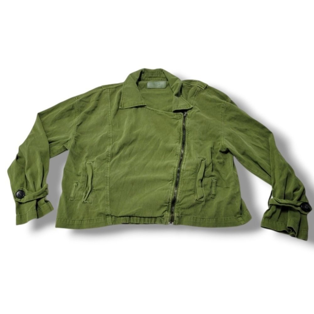 BlankNYC Jacket Size Small Womens Blank NYC Moto Jacket Utility Jacket With Flaw